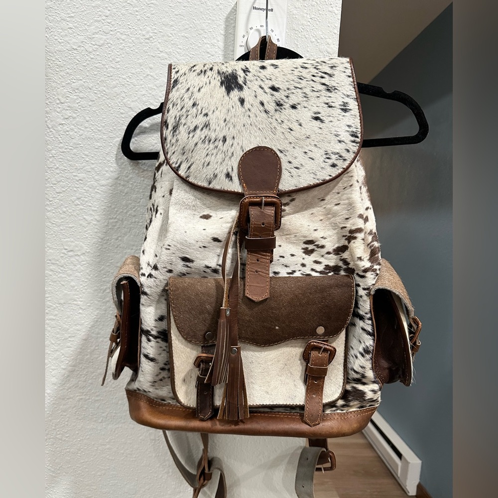 Genuine Cowhide Backpack